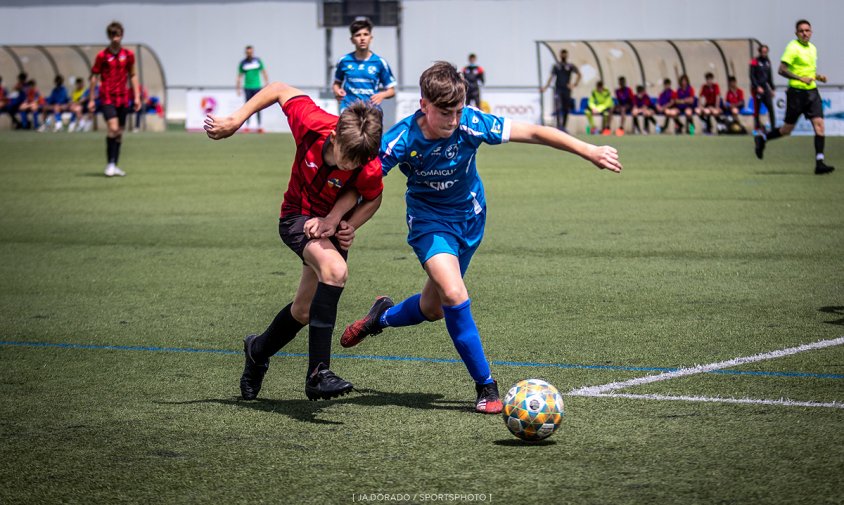 Partit de l'infantil A contra el Sant Cugat