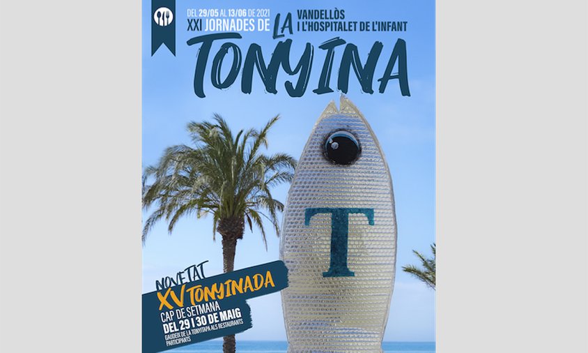 Cartell de les Jornades de la Tonyina de l'Hospitalet de l'Infant