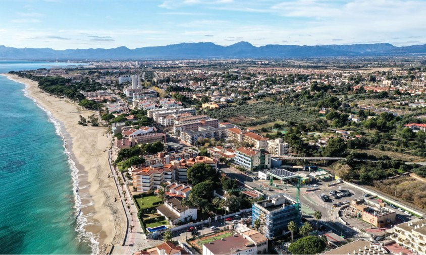 Vista aèria de Cambrils des de la zona litoral de Vilafortuny