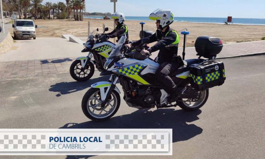 Imatge d'arxiu d'agents de la Policia Local de Cambrils