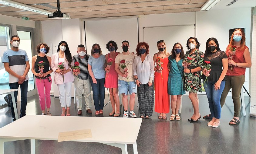Ahir es va fer el lliurament dels diplomes als alumnes del curs d'atenció sociosanitària