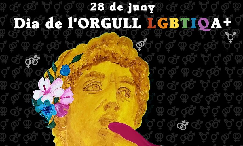 Cartell de les activitats en motiu del Dia Internacional de l'Orgull LGBTIQA+