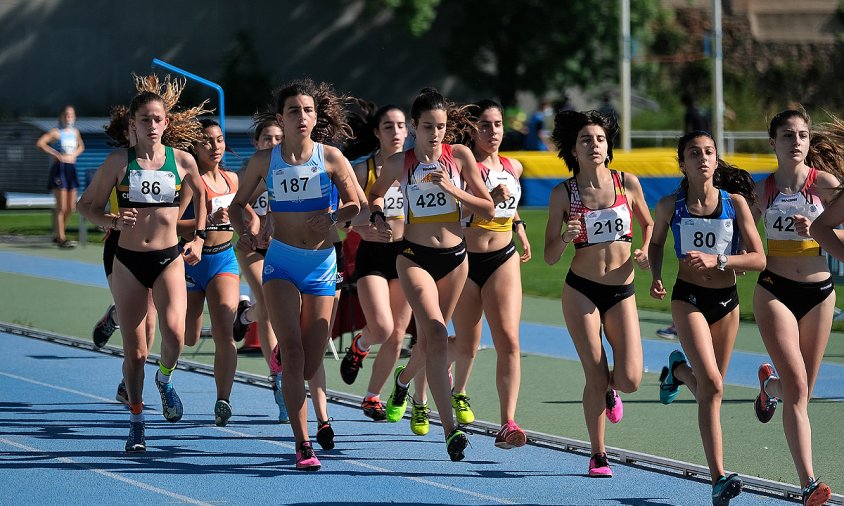 Emma Taggi, a la prova dels 3.000 metres llisos