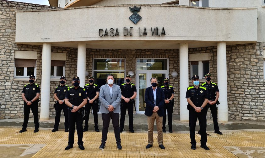 La Policia Local de Vandellòs i l'Hospitalet de l'Infant es reforça aquest estiu amb quatre agents més