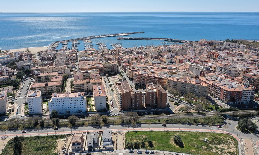 Vista aèria dels barris del Port
