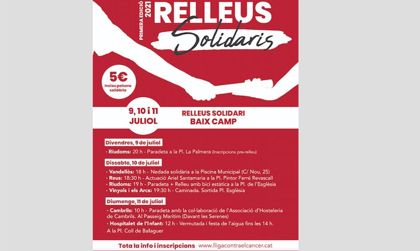 Cartell de la iniciativa "Relleus solidaris"