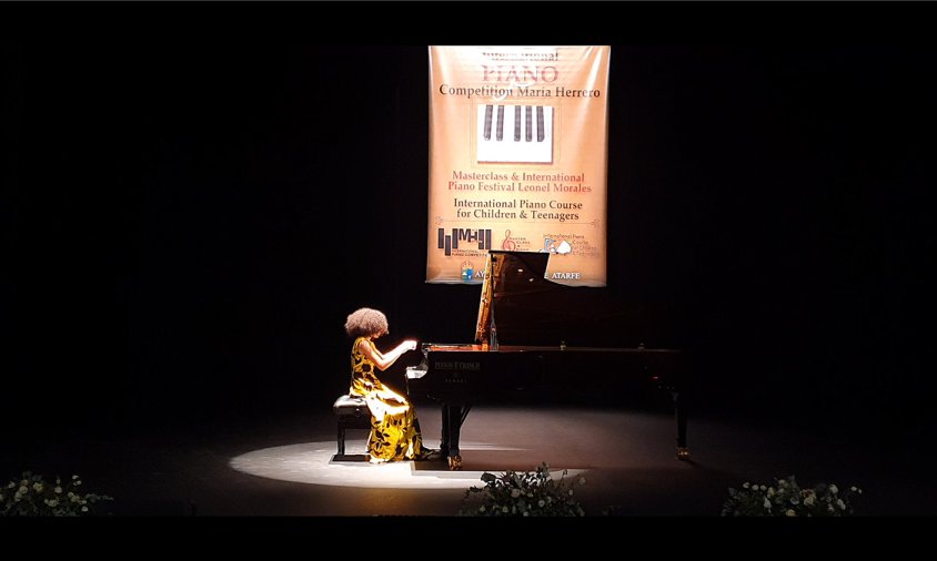 Astrid González al Concurs Internacional de Piano Maria Herrero celebrat a Granada