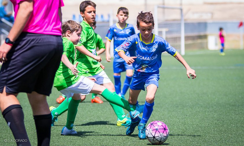 Partit del benjamí C contra el Tancat