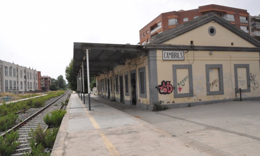 Aspecte actual de l'edifici de l'antiga estació de trens