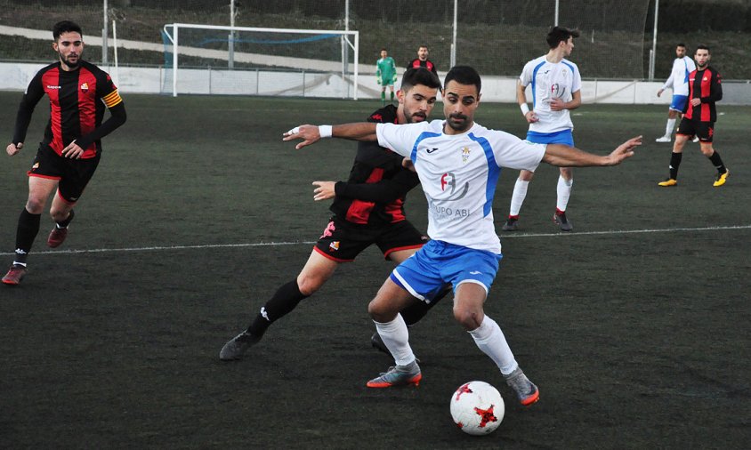 Imatge del partit disputat a la primera volta de la competició entre el Reus B Cambrils i el Granollers