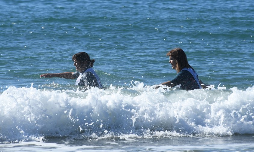 Imatge de la Marxa Aquàtica en la seva primera edició a Cambrils, que es va celebrar l'octubre de l'any passat