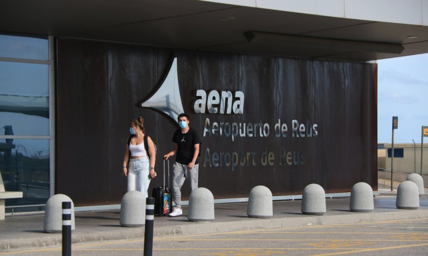 Imatge de la terminal de l'aeroport de Reus, aquest mes d'agost