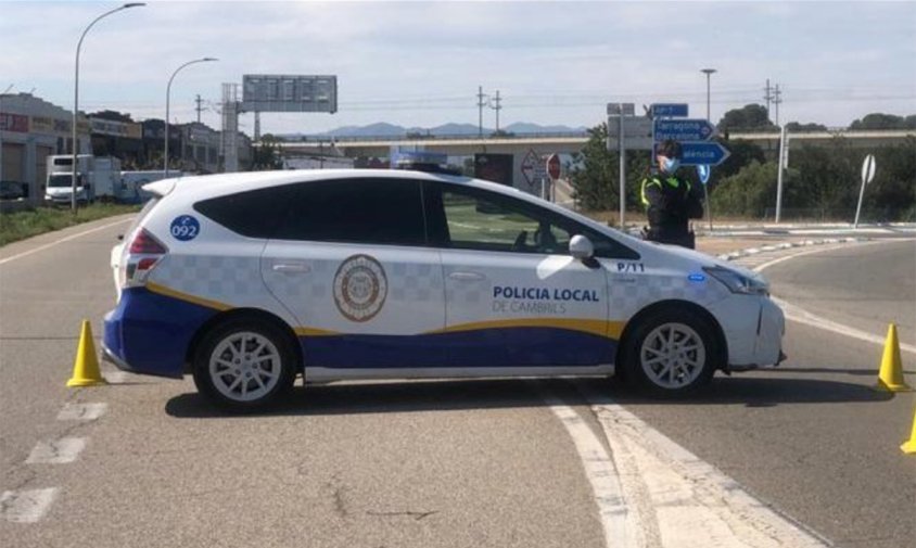 Imatge d'arxiu d'una imatge d'un control policial