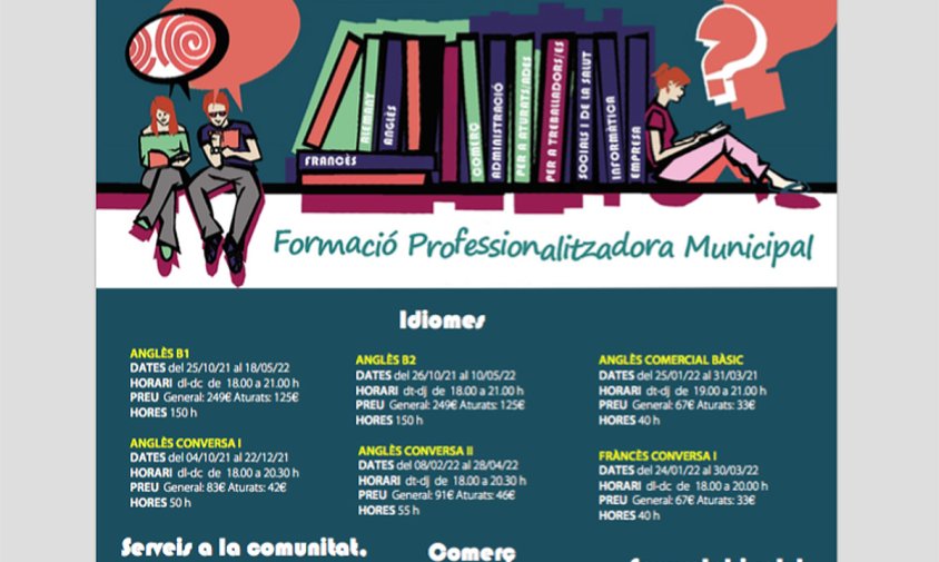 Cartell dels cursos formatius