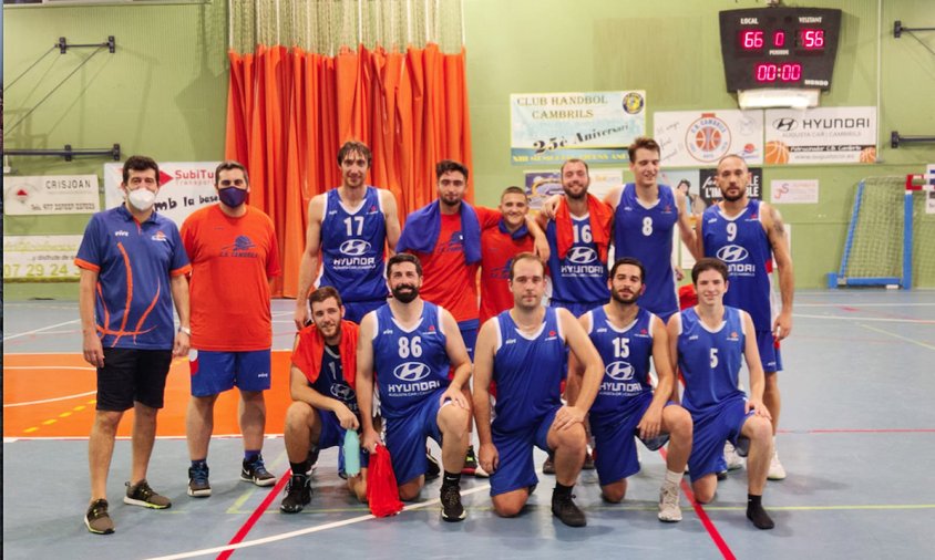 Equip sènior masculí del CB Cambrils