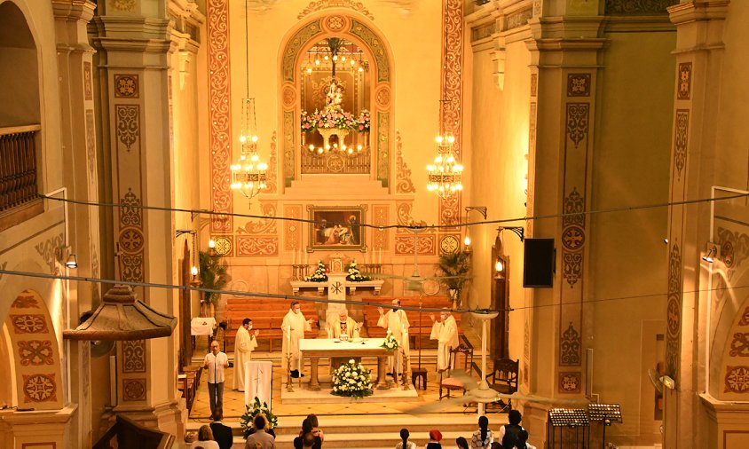 L'Ermita va acollir la missa solemne concelebrada de la diada de la Festa Major