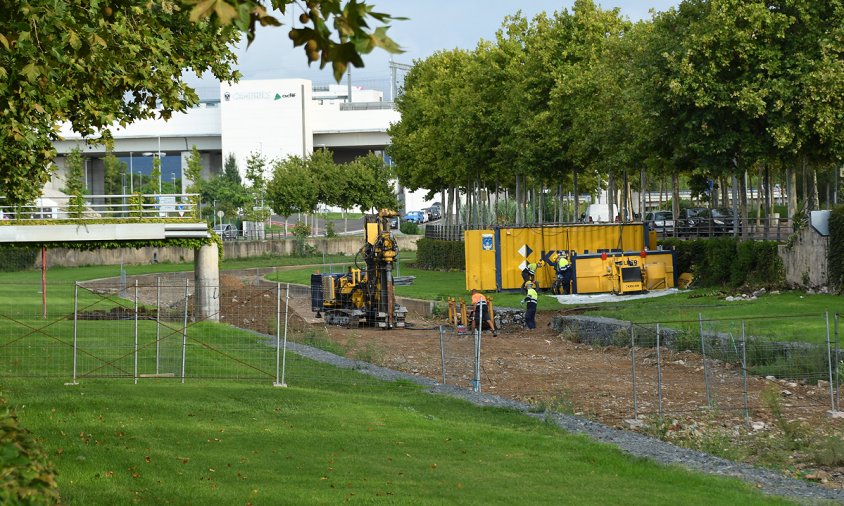 Aquesta setmana s'han iniciat les obres de reconstrucció de la passarel·la de la riera d'Alforja que es va endur la rierada del 22 d'octubre de 2019