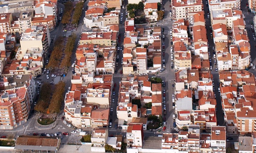 Vista aèria de l'Eixample Vila