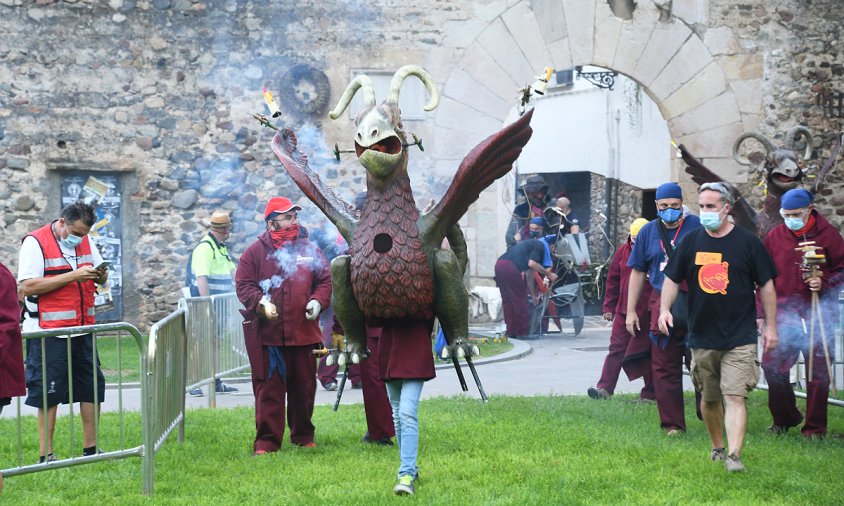 La Farnaqueta, en la seva participació a la No Nit del Foc d'aquesta passada Festa Major de la Mare de Déu del Camí