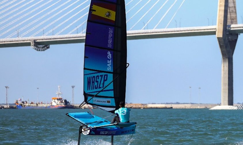 El regatista del CN Cambrils, Ricard Castellví, participa al programa Inspire Racing de SailGP a Cadis