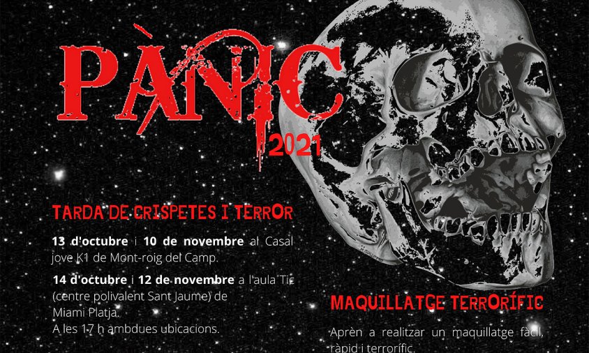 Cartell del cicle de terror Pànic