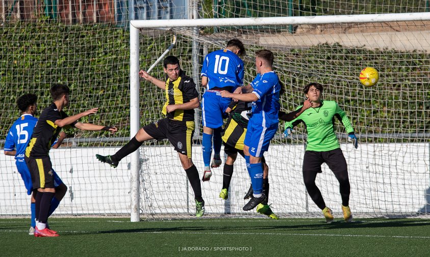 Partit del juvenil B contra l'Arboç