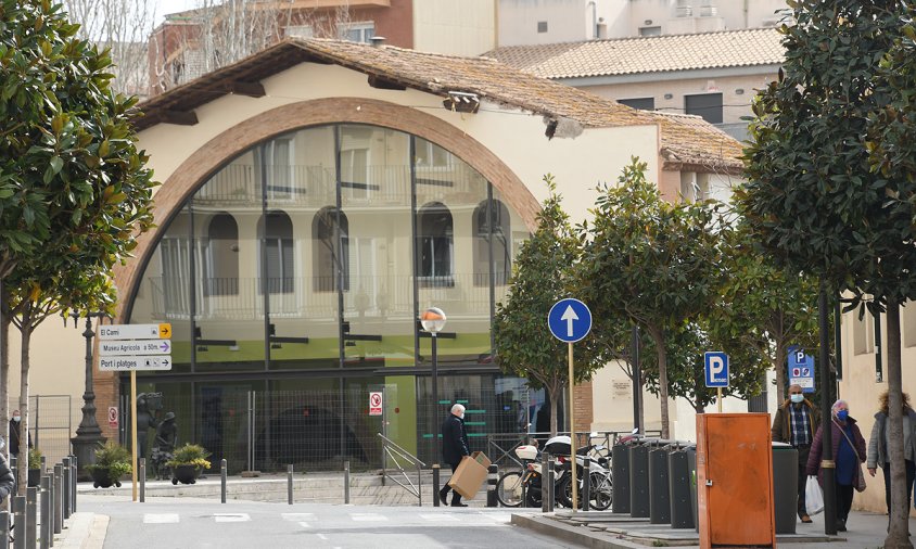 Imatge d'arxiu de l'edifici de l'antic celler de la Cooperativa Agrícola