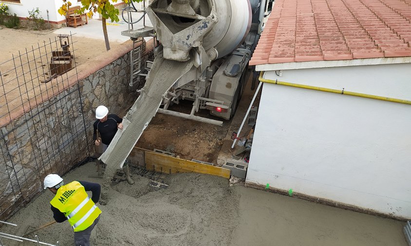 Imatge de les obres que s'estan duent a terme