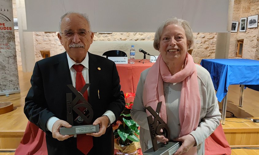 Manuel Romero i Maria Teresa Palet han estat els guanyadors del II Premi Xavier Dupré del Centre d'Estudis de l'Hospitalet de l'Infant