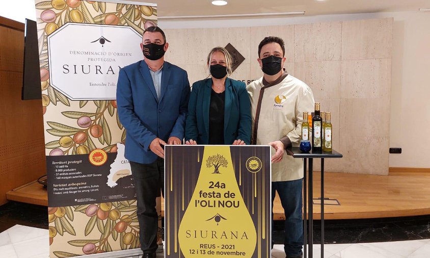 Presentació de la 24a festa de l'Oli Nou DOP Siurana a Reus