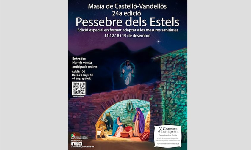 Cartell de la 24a edició del Pessebre dels Estels