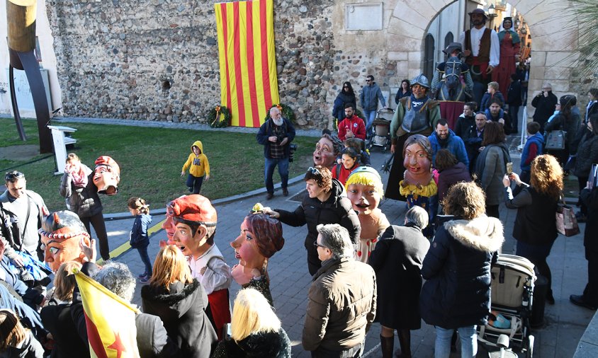 Elements festius a la commemoració del Setge, el desembre de 2019
