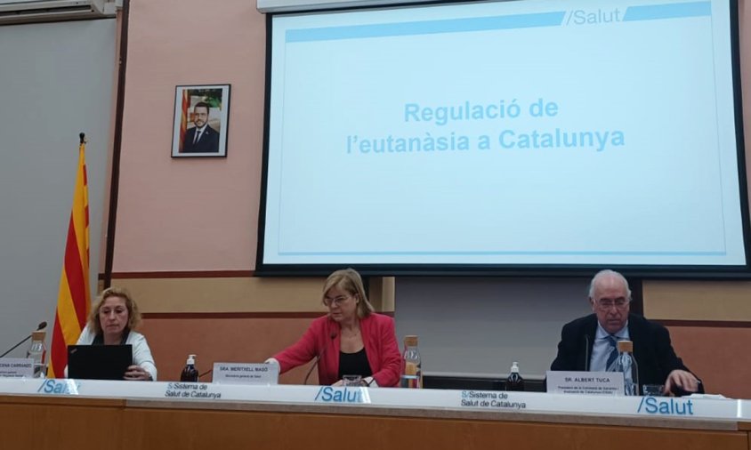 Presentació de les dades del Departament de Salut, el passat dijous 2 de desembre