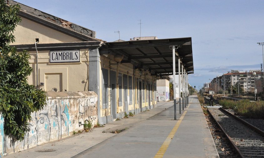 Aspecte actual de l'edifici de l'antiga estació de tren