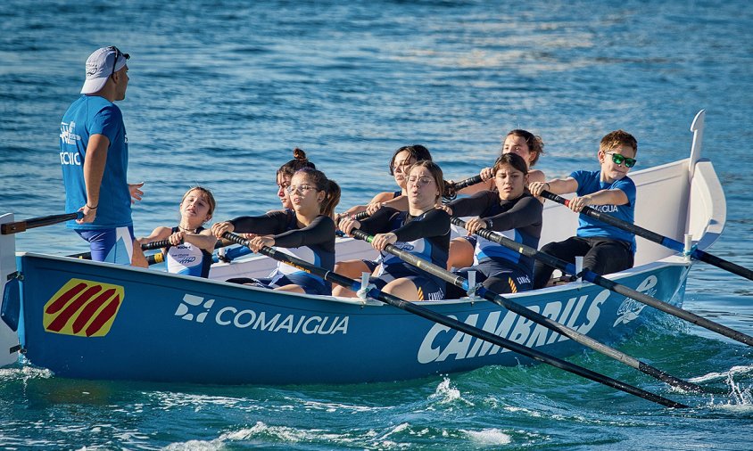 Imatge d'una de les regates disputades a Tarragona, el passat diumenge