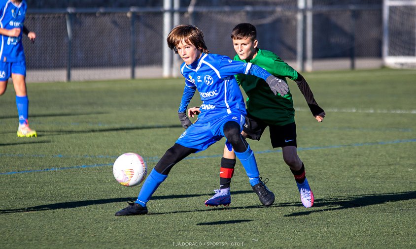 Partit de l'aleví A contra el Calafell