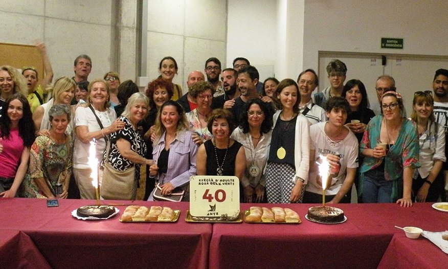 L'Escola d'Adults Rosa dels Vents celebra la festa de cloenda del seu 40è aniversari