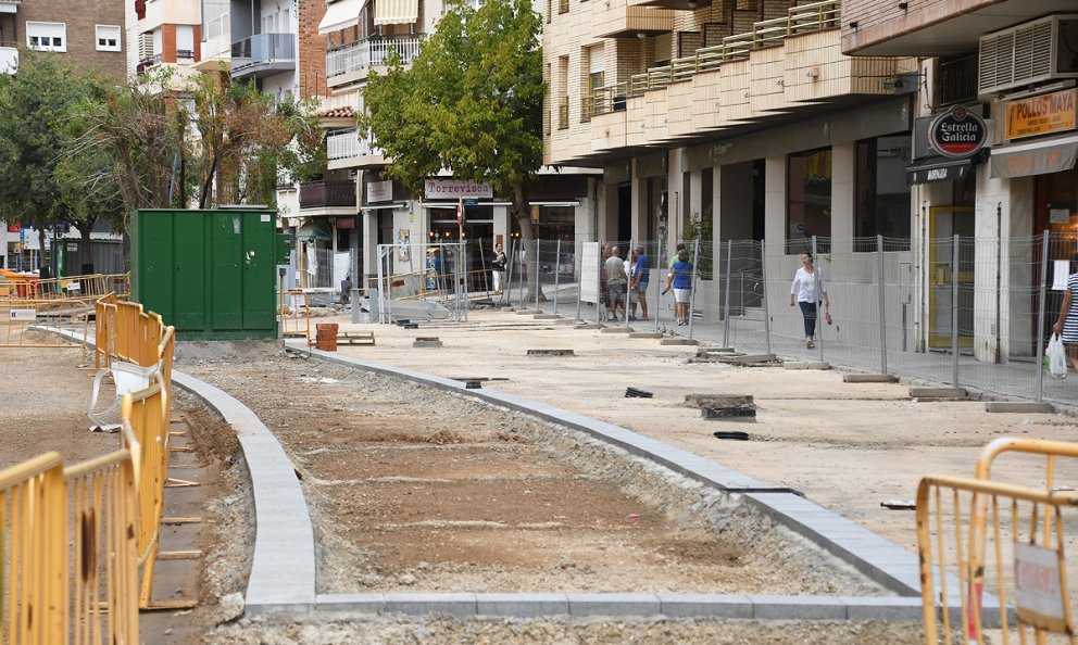 El pressupost de les obres de remodelació de la Rambla de Jaume I s'incrementarà en prop d'un milió d'euros