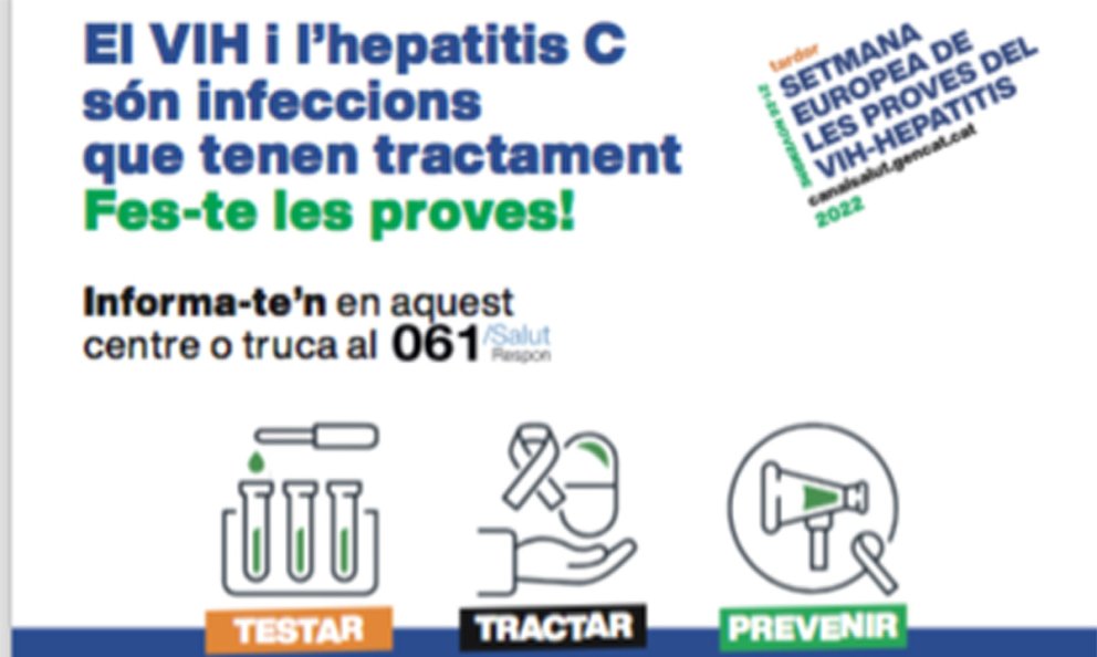 Els farmacèutics de la demarcació participen en la Setmana Europea de la Prova VIH-Hepatitis i el Dia Mundial de la Sida