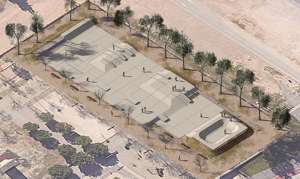 Es projecta la construcció d'un dels skate parks més grans de Catalunya