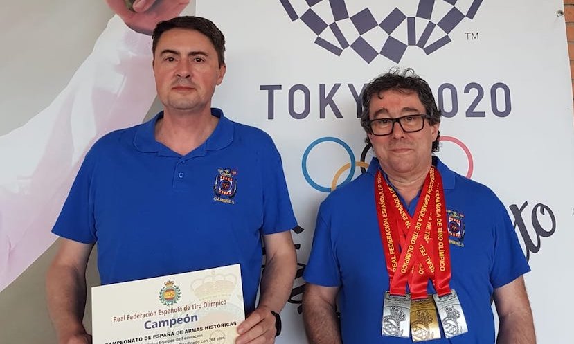Jesús Arribas, campió d'Espanya en pistola de metxa a 25 metres